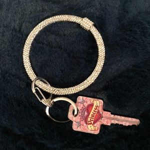 🆕🎁❤️ Crystal bracelet keychain gift